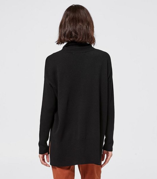 Soft Touch Roll Neck Jumper - Black