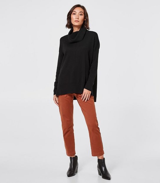 Soft Touch Roll Neck Jumper - Black