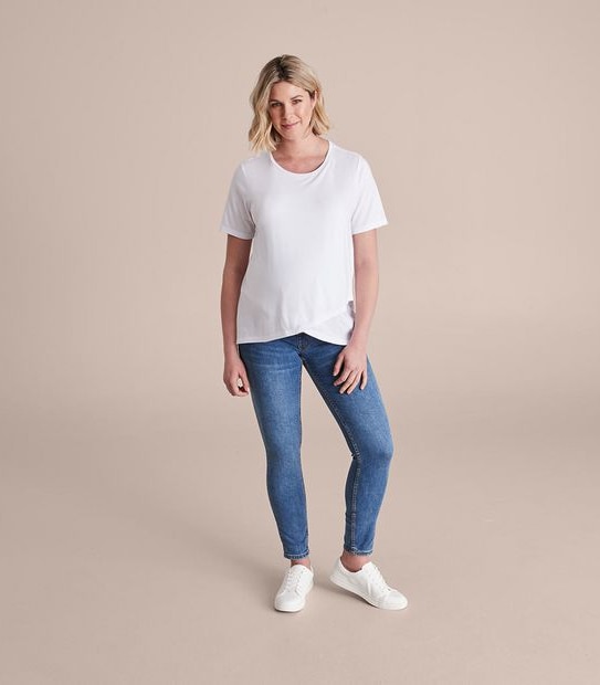 Maternity Nursing Cross Front T-Shirt