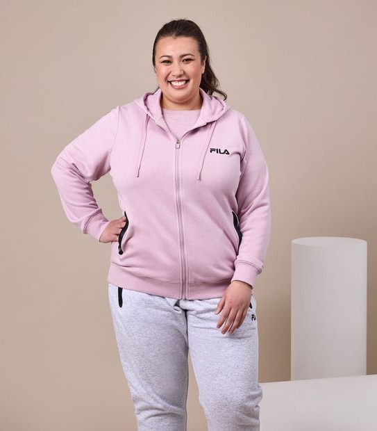 Fila Belle Zip Through Hoodie Jumper