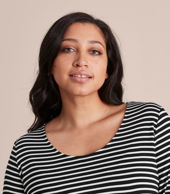 Curve 3/4 Sleeve T-Shirt