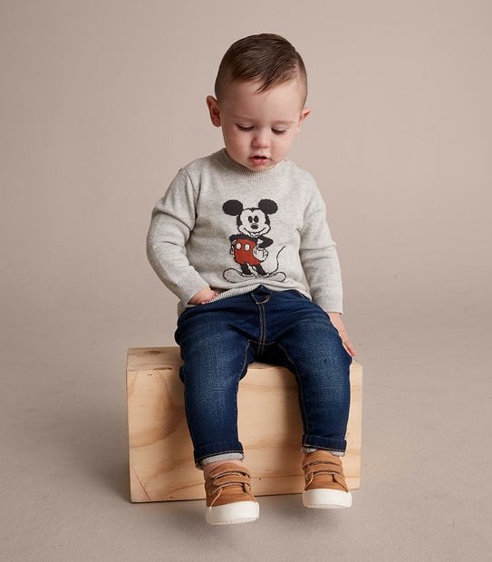 Baby Disney Mickey Mouse Knit Jumper