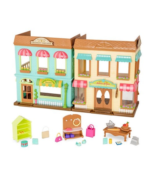 Li’l Woodzeez - Honeysuckle Market Square Playset