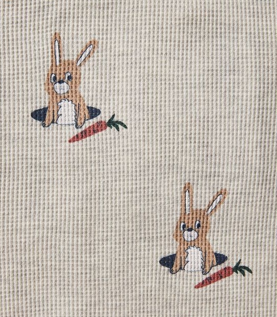 Kids Waffle Bunny Pyjama Set