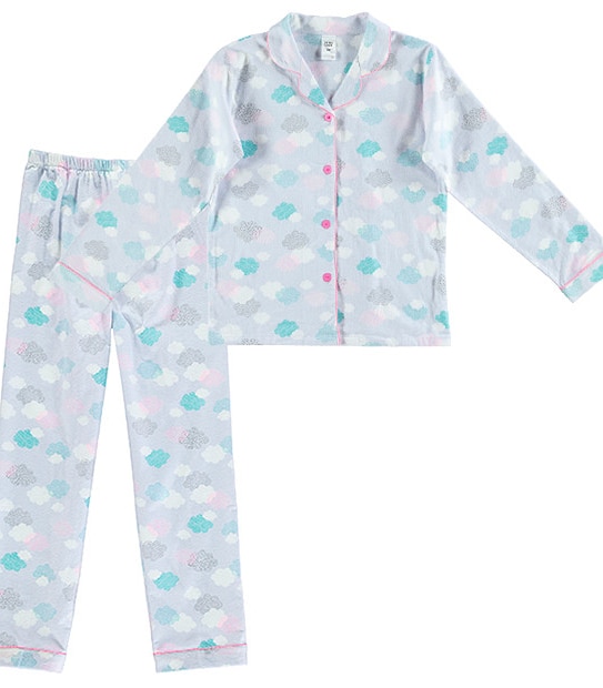 Clouds Flannelette Pyjama Set