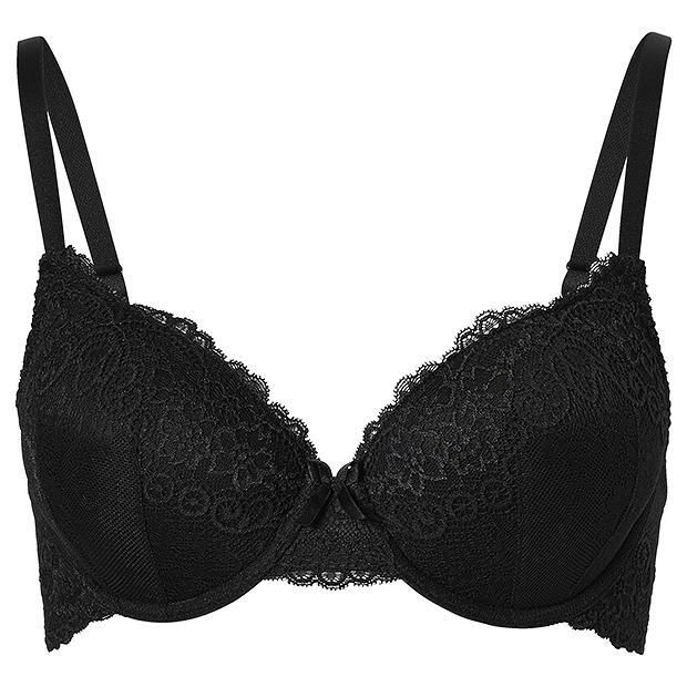 Everyday Lace Underwire Bra Black, Style:CN1535GW