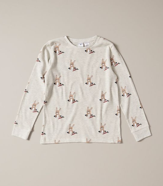 Kids Waffle Bunny Pyjama Set