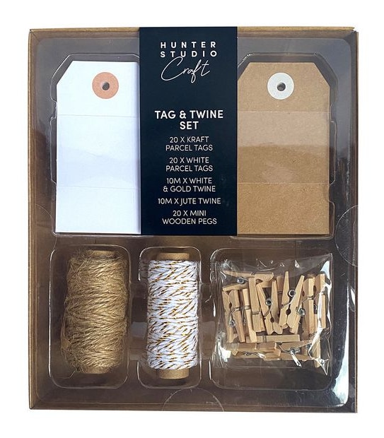 Hunter Studio Tag & Twine Set