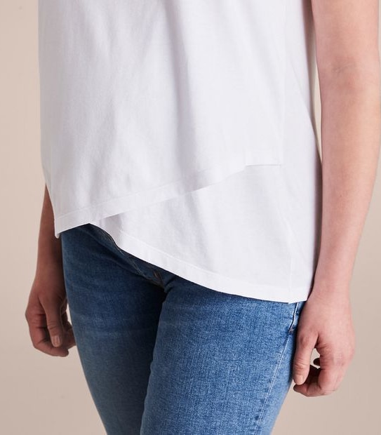 Maternity Nursing Cross Front T-Shirt