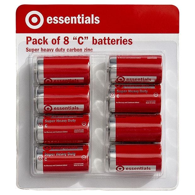 essentials 8 Pack C Battery Target Australia