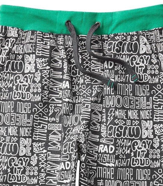 Slogan Print Sleep Pants