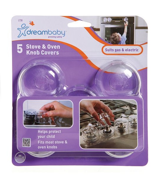 Dreambaby Stove & Oven Knob Covers 5 Pack