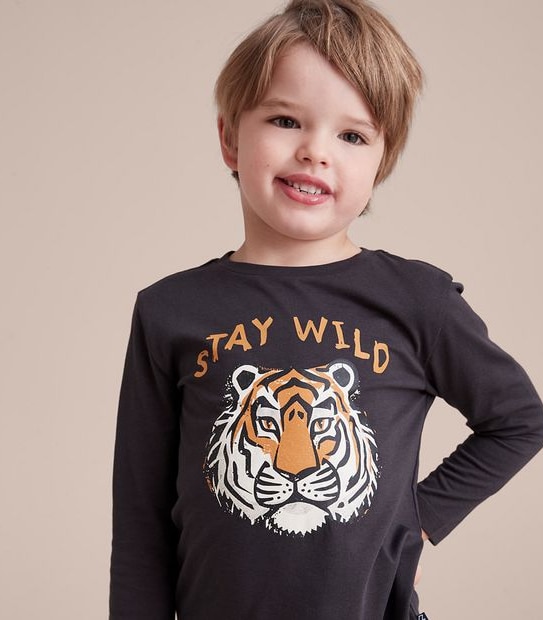 Organic Cotton Print Top