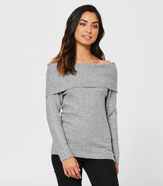Dannii Minogue Petites Off The Shoulder Knit