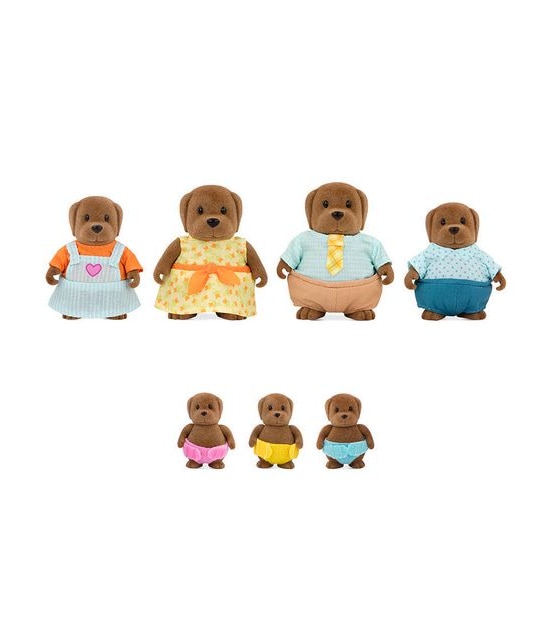 Li’l Woodzeez Wagadoodle Dog Family
