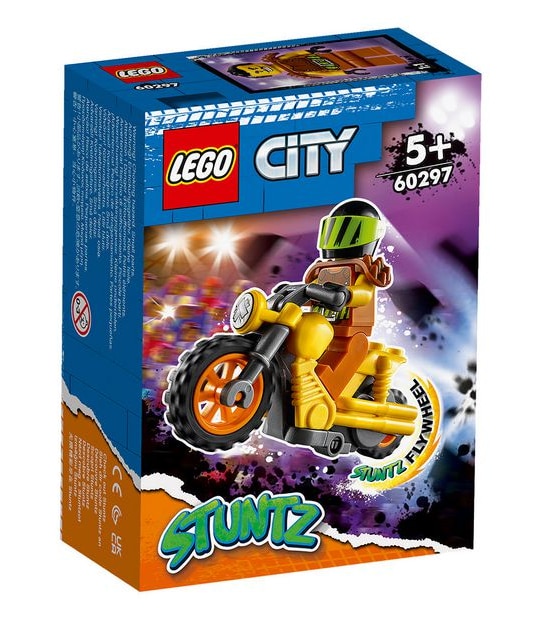 LEGO&reg; City Stunt Demolition Stunt Bike 60297