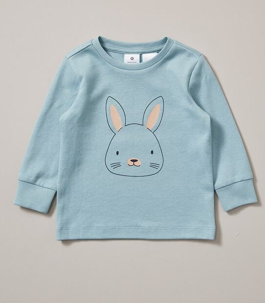 Baby Organic Cotton Bunny Pyjama Set