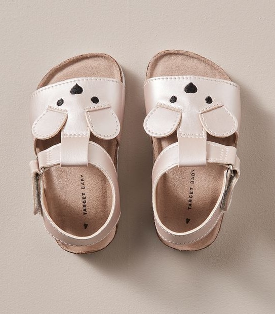 Baby Moulded Cork Sandals - Mouse 2 of 3