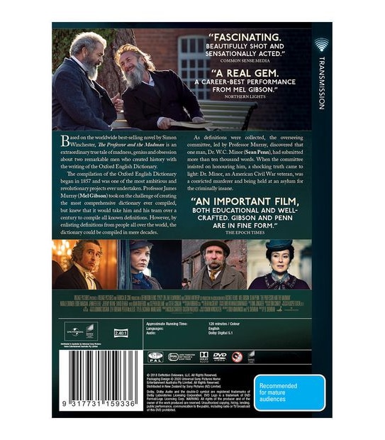 The Professor And The Madman - DVD