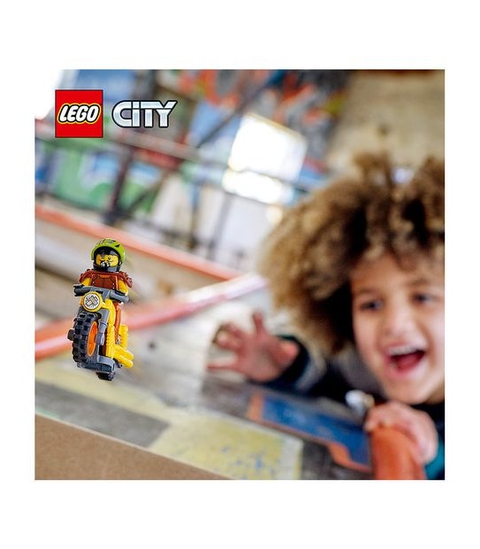 LEGO&reg; City Stunt Demolition Stunt Bike 60297