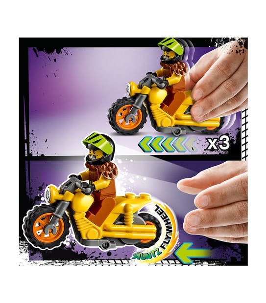 LEGO&reg; City Stunt Demolition Stunt Bike 60297