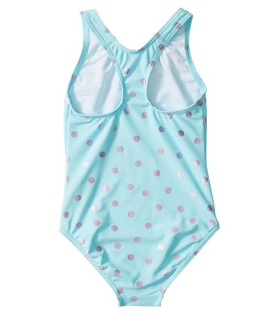 One Piece Chlorine Resistant Spot Print Bathers