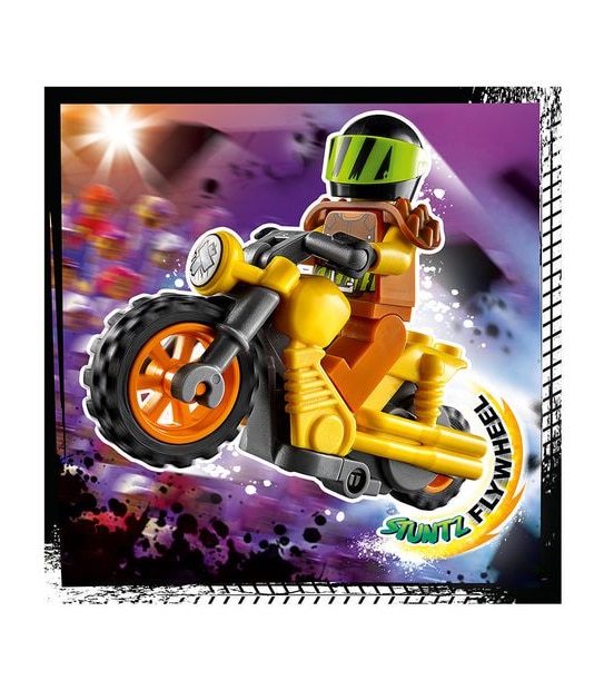 LEGO&reg; City Stunt Demolition Stunt Bike 60297