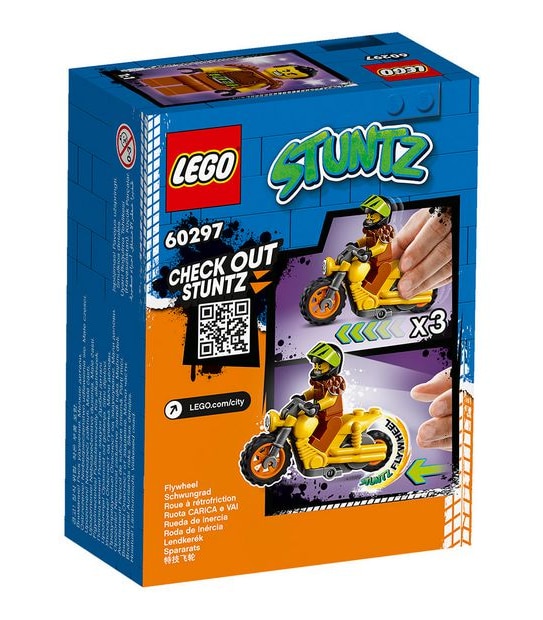 LEGO&reg; City Stunt Demolition Stunt Bike 60297