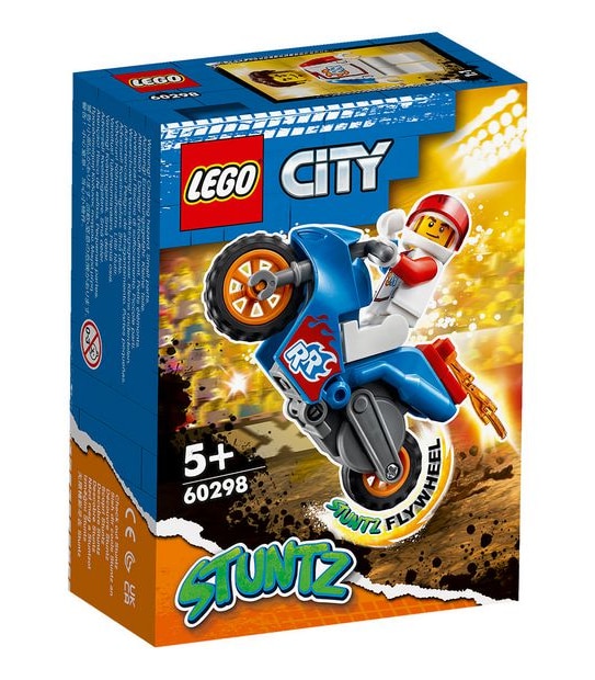 LEGO&reg; City Stunt Rocket Stunt Bike 60298