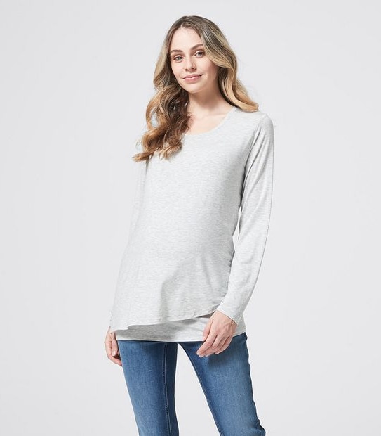 Maternity Long Sleeve Nursing Top
