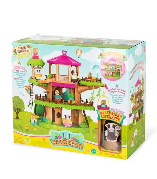 Li’l Woodzeez - Family Treehouse Playset