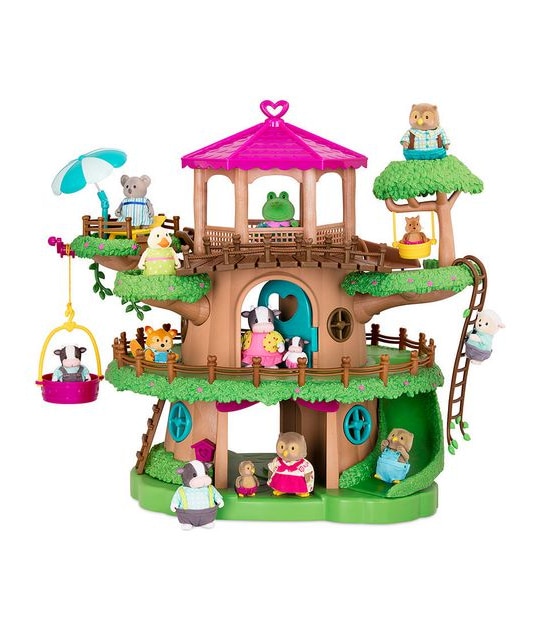 Li’l Woodzeez - Family Treehouse Playset