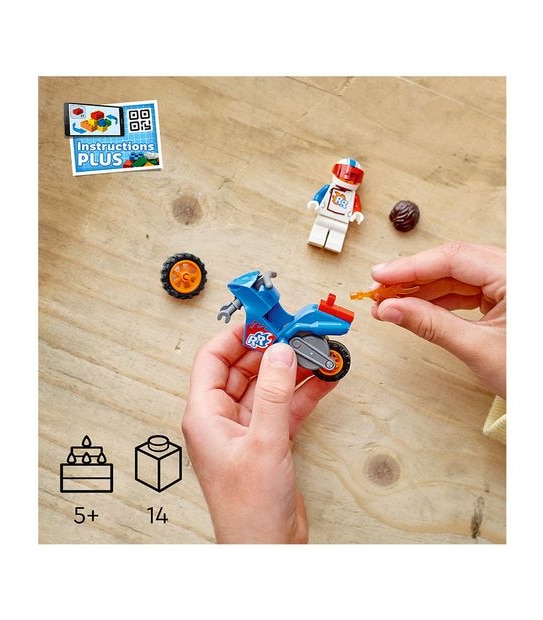LEGO&reg; City Stunt Rocket Stunt Bike 60298