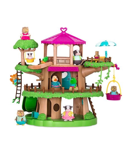 Li’l Woodzeez - Family Treehouse Playset