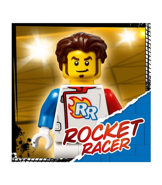LEGO&reg; City Stunt Rocket Stunt Bike 60298