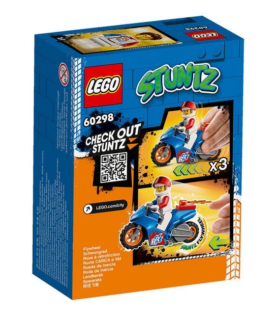 LEGO&reg; City Stunt Rocket Stunt Bike 60298