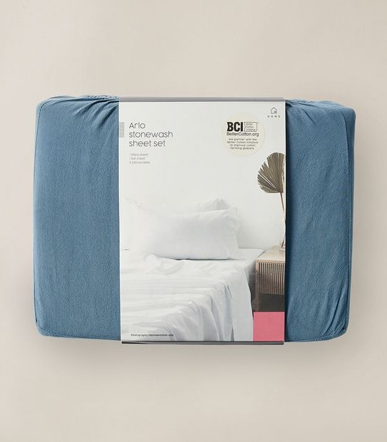 Arlo Stonewash Sheet Set