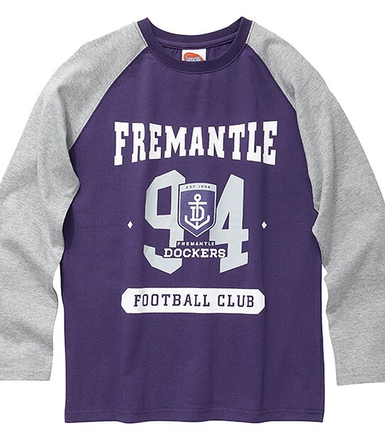 AFL Youth Long Sleeve Top - Fremantle