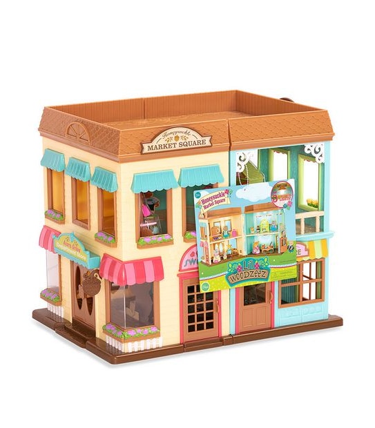 Li’l Woodzeez - Honeysuckle Market Square Playset
