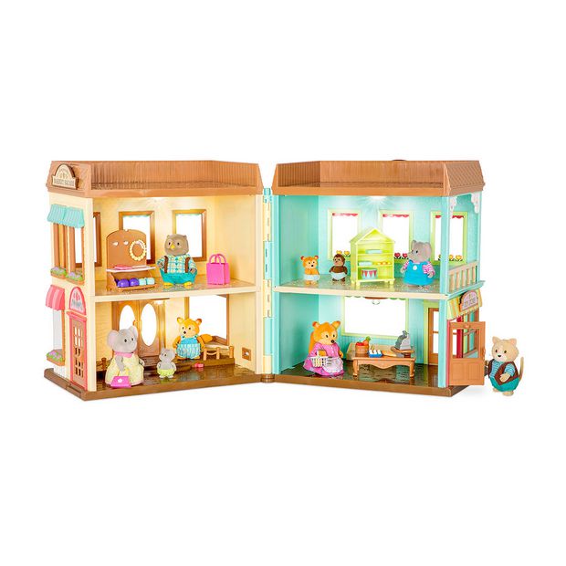 Li’l Woodzeez - Honeysuckle Market Square Playset