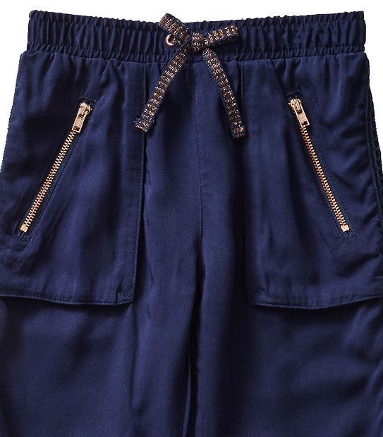 Zip Pocket Harem Pants