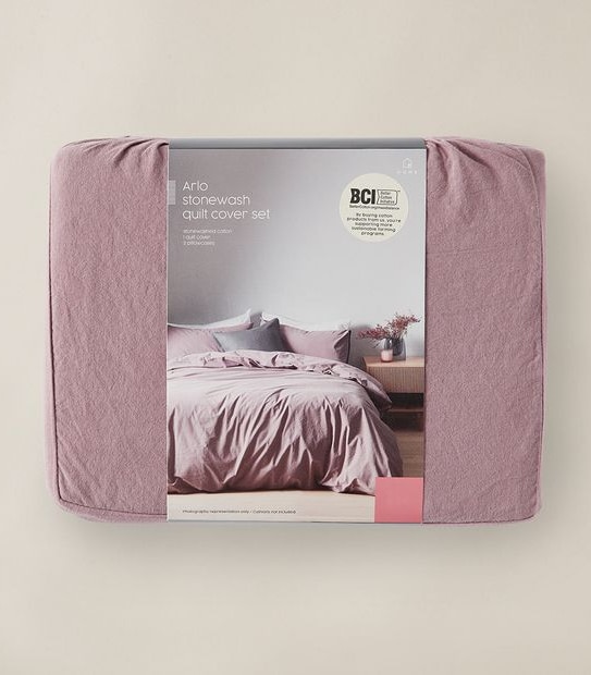Arlo Stonewash Quilt Cover Set