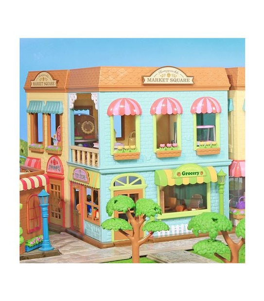 Li’l Woodzeez - Honeysuckle Market Square Playset