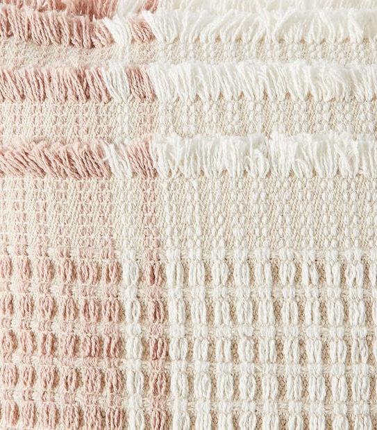 Primrose Textured Grid Cushion