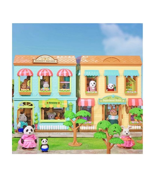 Li’l Woodzeez - Honeysuckle Market Square Playset
