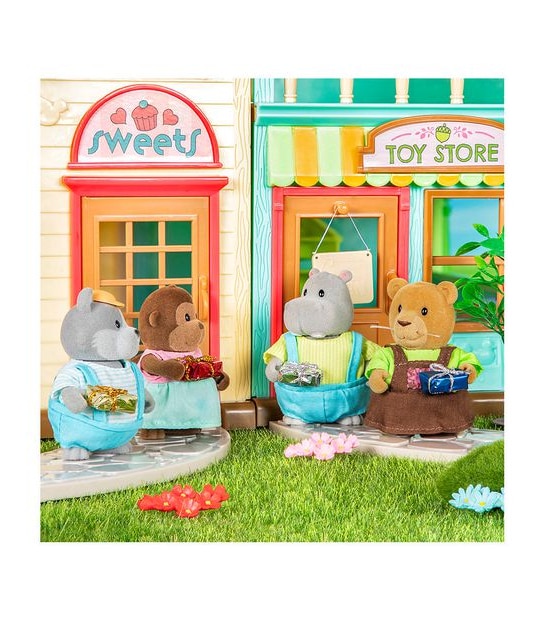 Li’l Woodzeez - Honeysuckle Market Square Playset