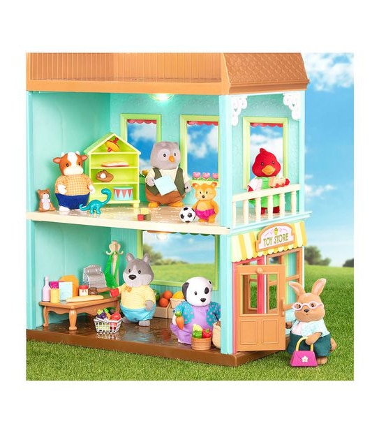 Li’l Woodzeez - Honeysuckle Market Square Playset