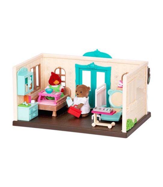 Li'l Woodzeez - Walk-In Health Clinic Playset