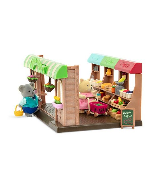 Li’l Woodzeez - Hoppin’ Farmers Market Playset