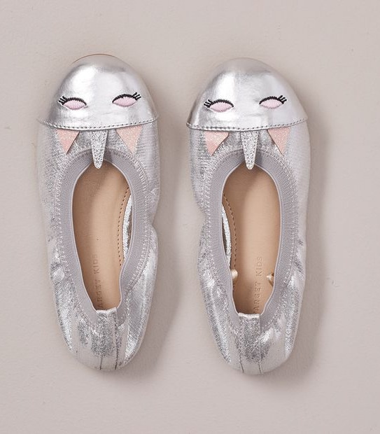 G JNR SILVER NOVELTY BALLET  SIZE 6-12